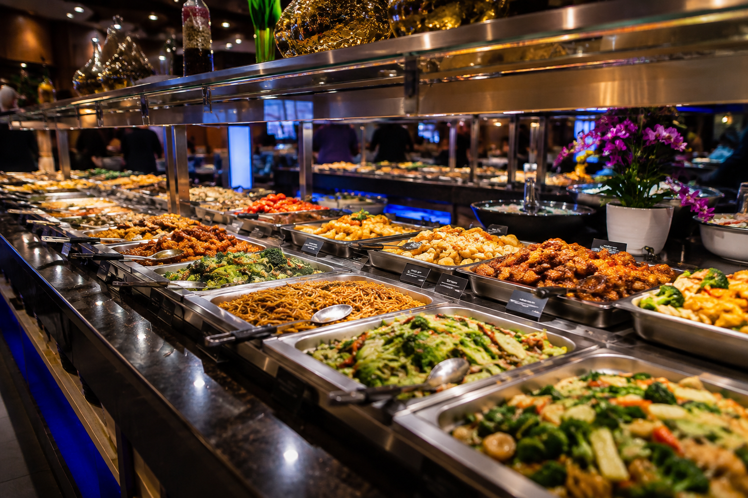 Eksotisk Stor Buffet